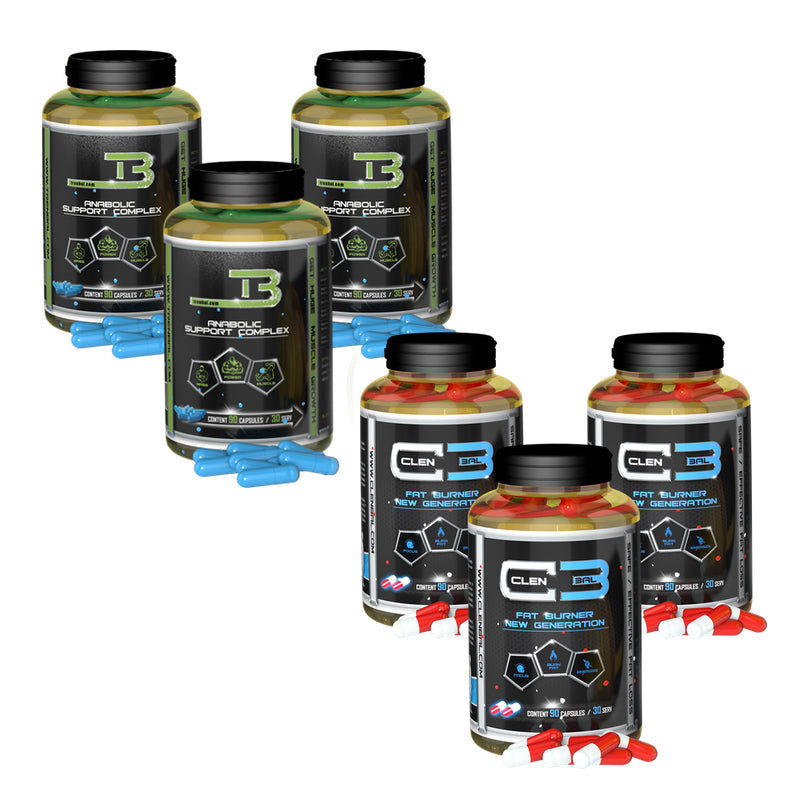 pack strength and cutting by nutribal | Strength gain with trenbal | Cutting with Clenbal | legal steroid alternative | 3 Months cycle